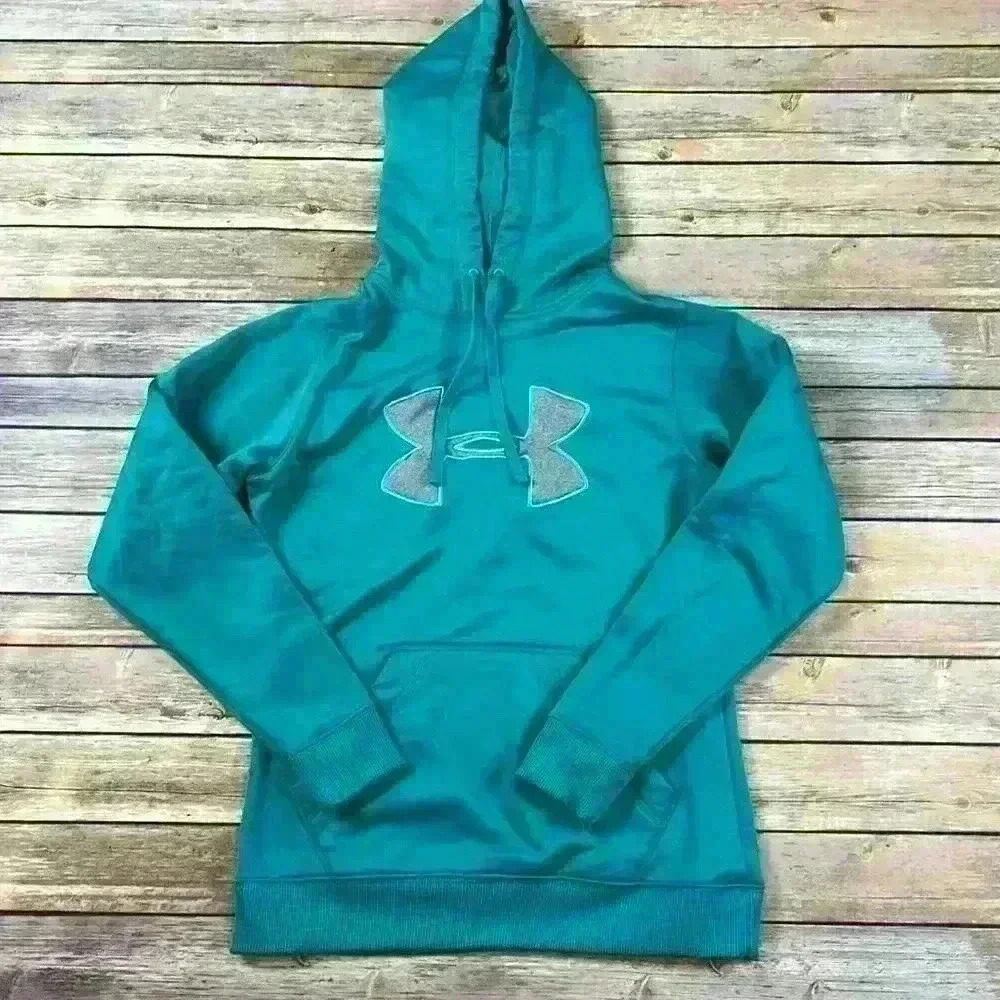 UnderArmor Hoodie with Gray Logo | Ladies Small